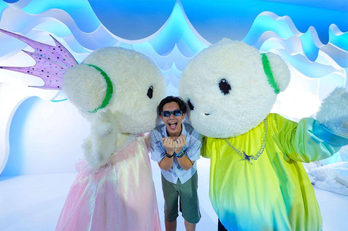 Suasana Hangout Zone bersama maskot OPPO. (Dok. OPPO)