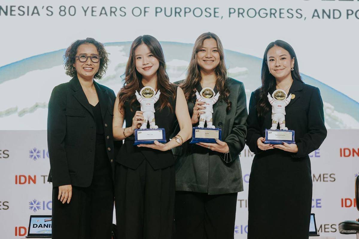 Panggung Talent Trifecta by ICE, sesi “From Nobody to Industry Icon: The New Rules of Personal Branding in 2025” . (Dok. IDN)