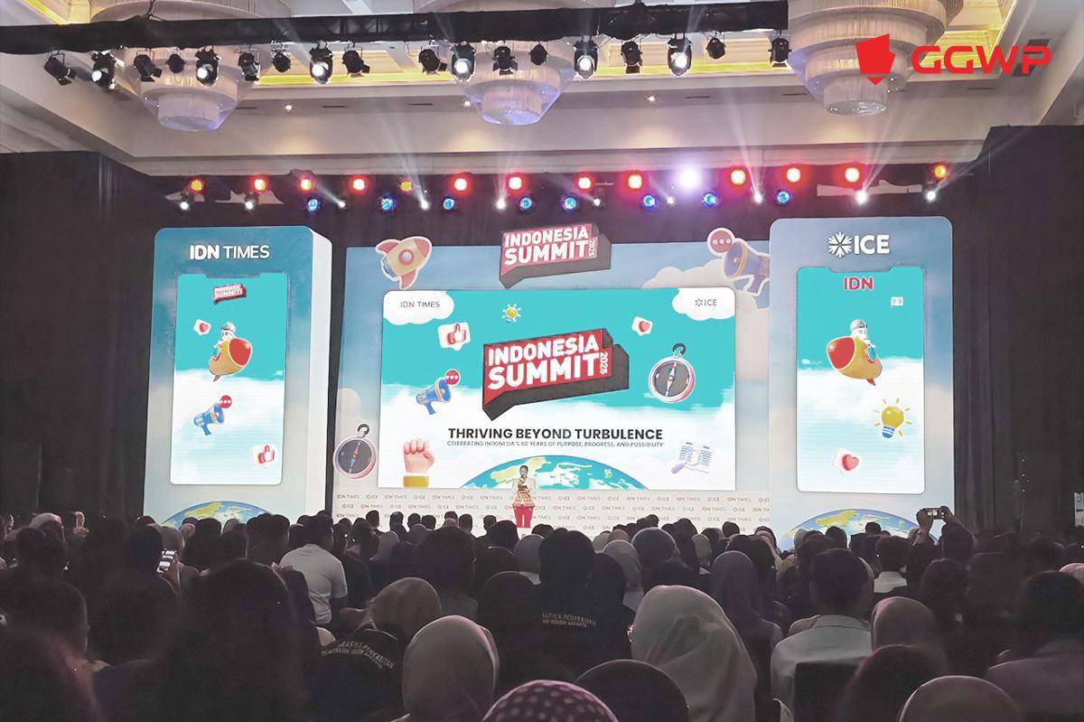 Suasana panggung Indonesia Summit 2025. (Dok. GGWP)