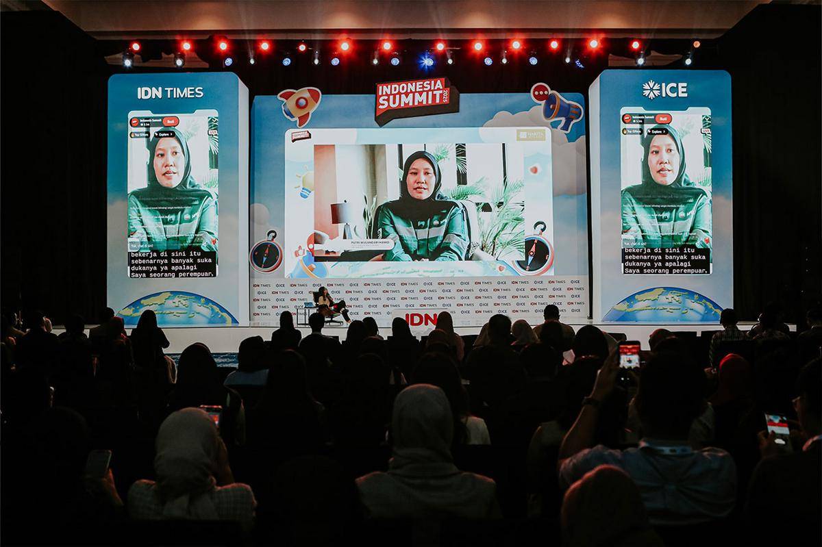 Sesi “Empowering Young Talent in Eastern Indonesia” bersama Putri Wulandari Hamid. (Dok. IDN)