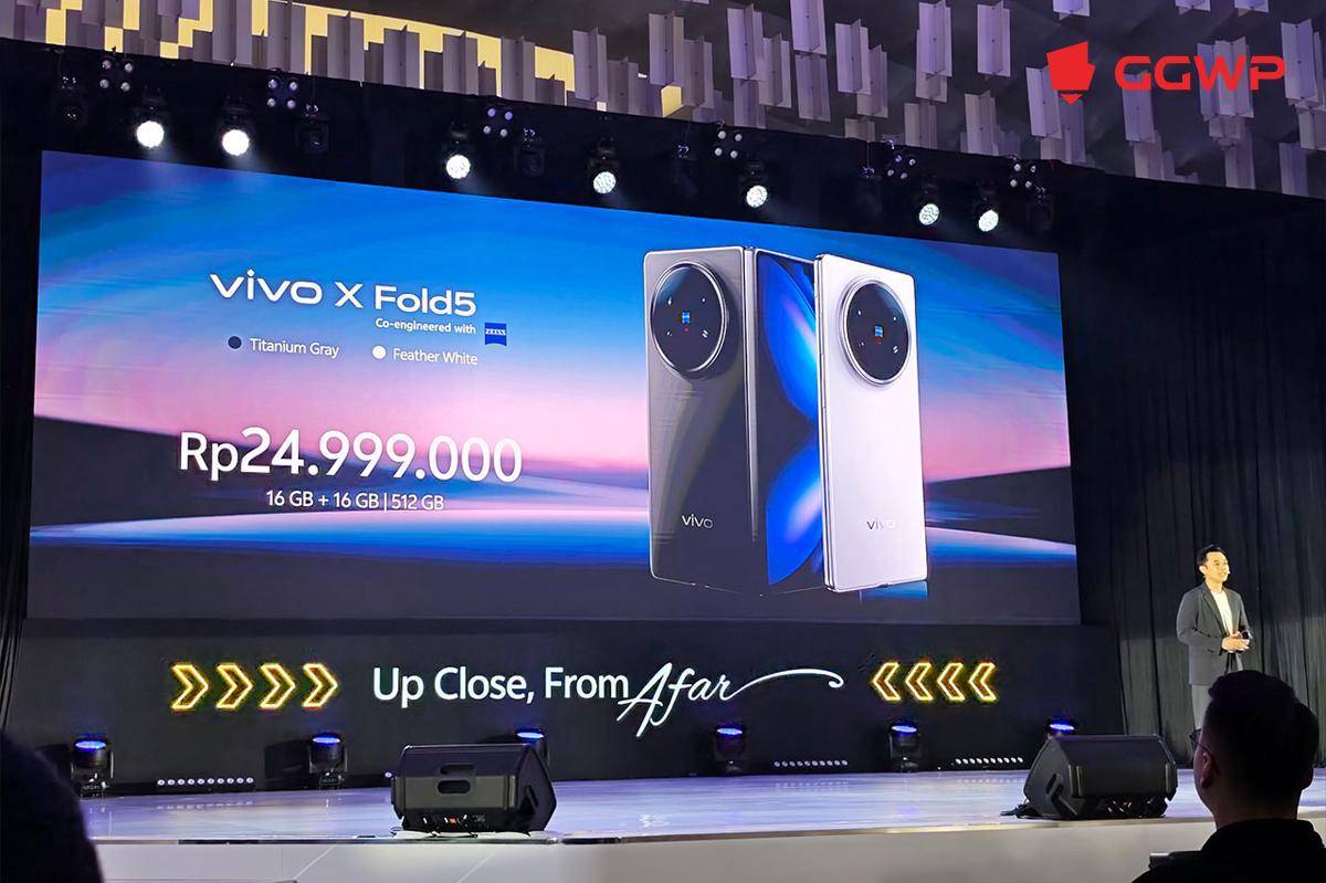 vivo X Fold5 sudah bisa dipesan dengan 2 varian warna. ( Dok. GGWP)