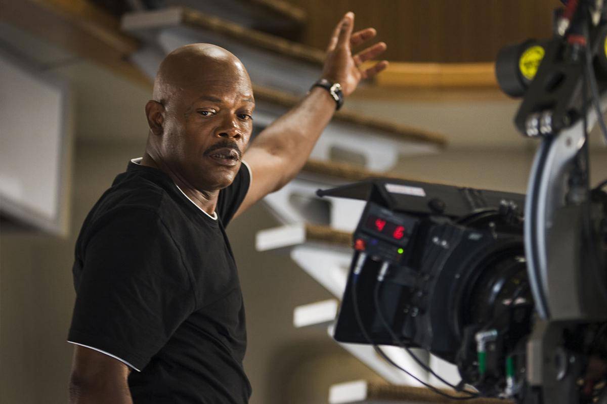 Samuel L. Jackson bersikeras mempertahankan working title Snakes on a Plane sampai perilisannya. (James Dittiger)