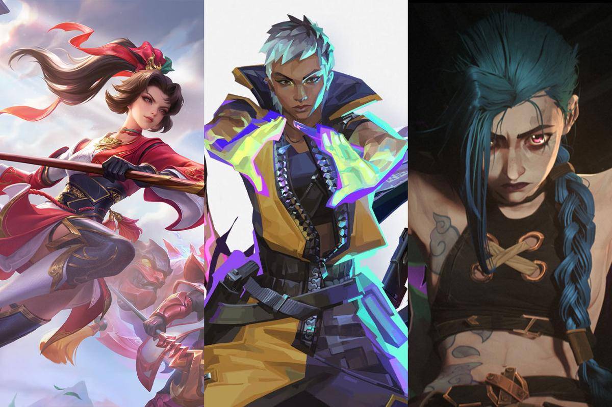 Honor of Kings, VALORANT, dan League of Legends (Berbagai sumber)