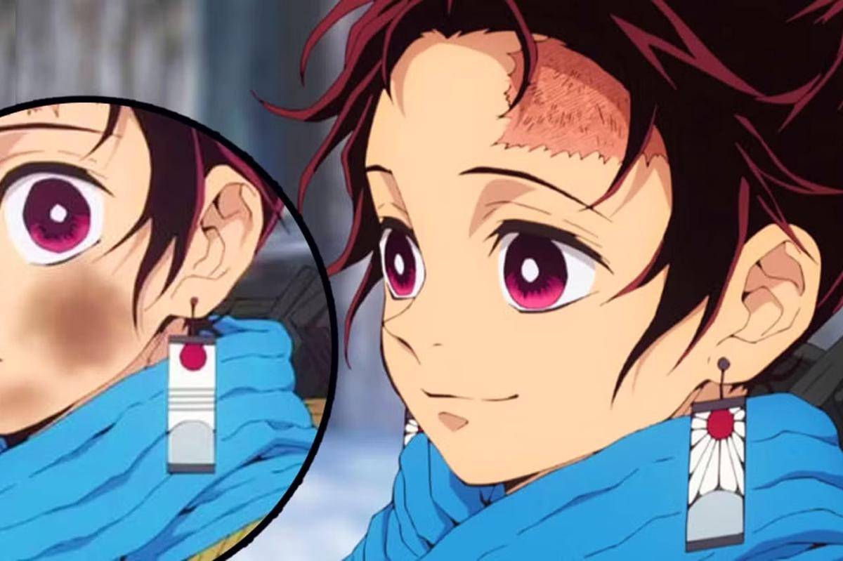 Desain anting Tanjiro diedit di beberapa negara. (Screen Rant)