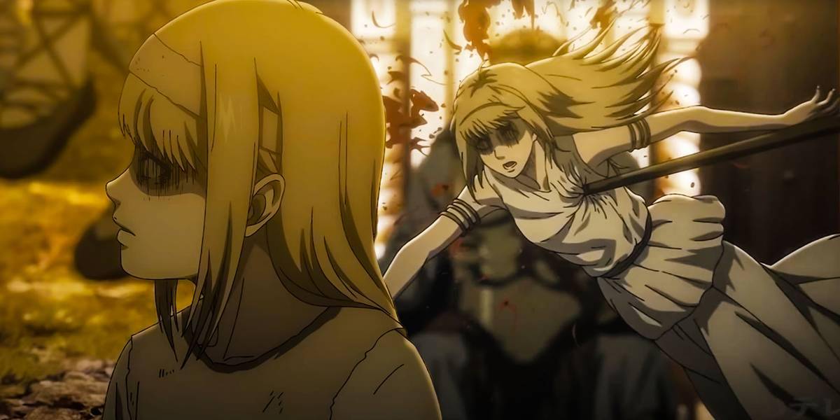 Momen kematian Ymir Fritz dalam anime Shingeki no Kyojin (dok. Wit Studio/Shingeki no Kyojin)