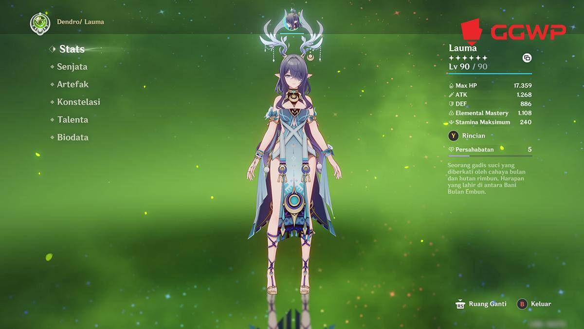 Penampilan Lauma in-game. (Dok. GGWP)