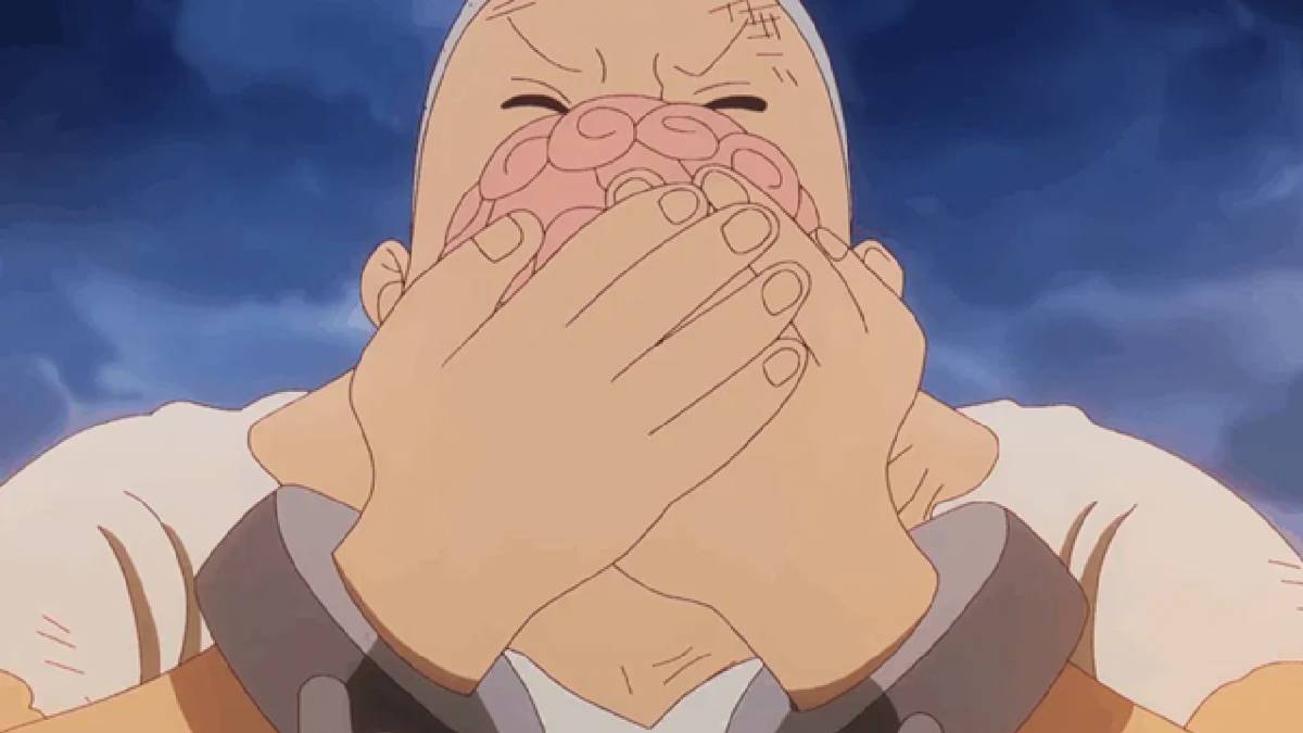 Kuma memakan Nikyu Nikyu no Mi (dok. Toei Animation/One Piece)