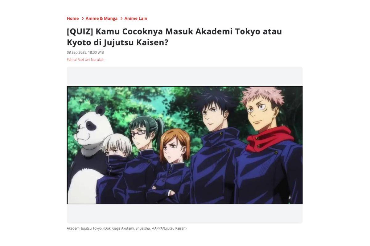 Fitur quiz Duniaku.com. (Dok. Duniaku.com)