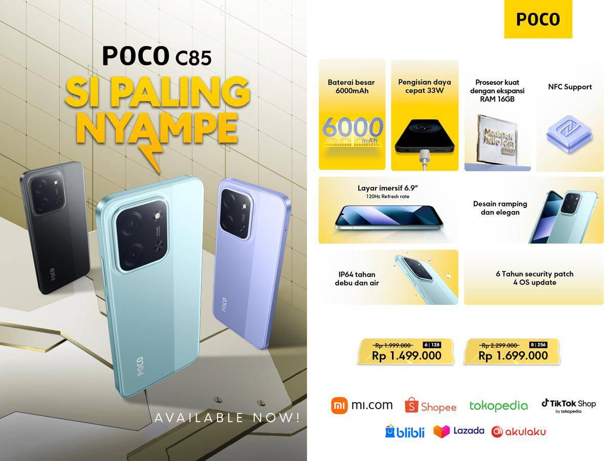 Harga POCO C85 (Dok. POCO)