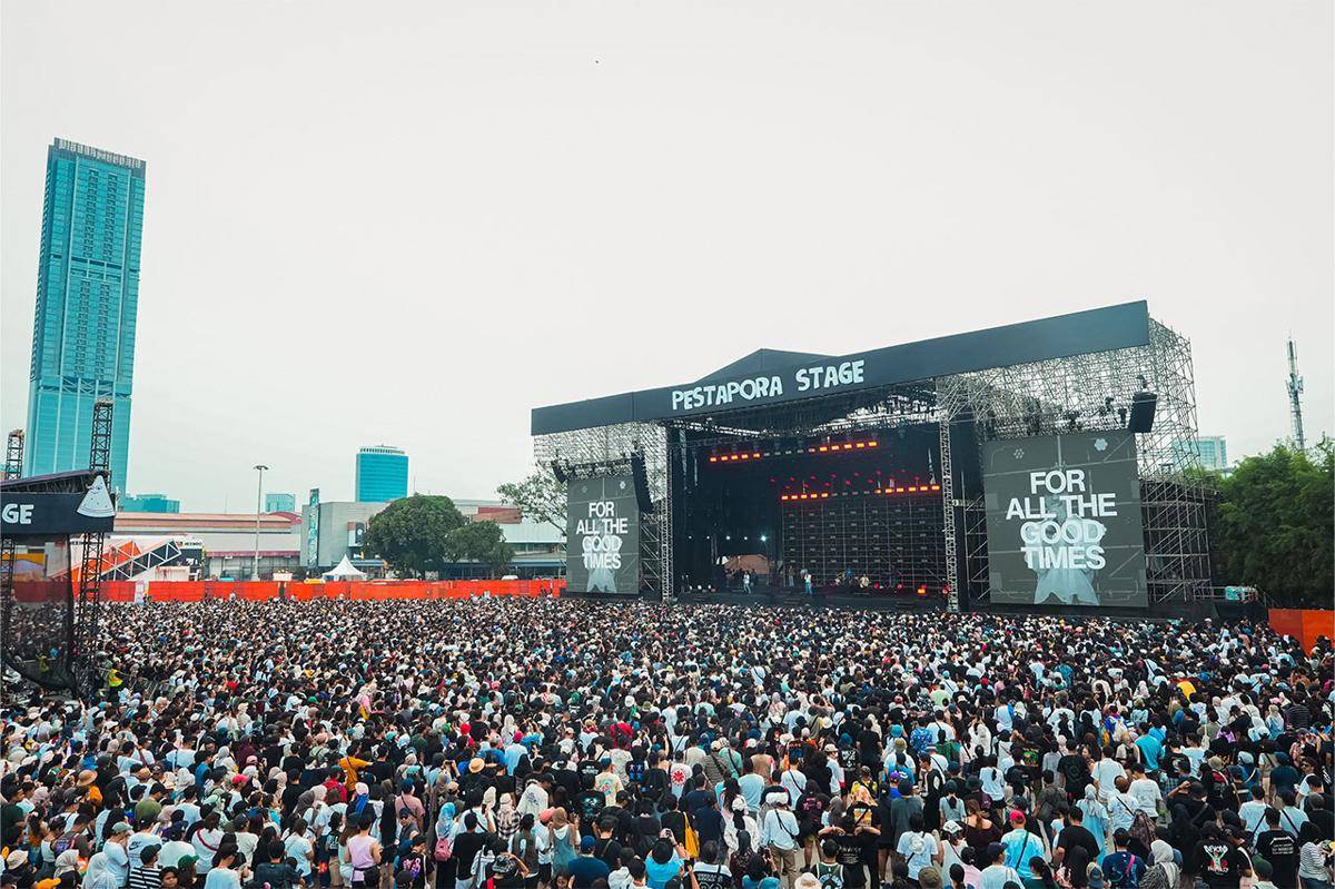 Suasana Pestapora Stage di Pestapora 2025. (Dok. Boss Creator)