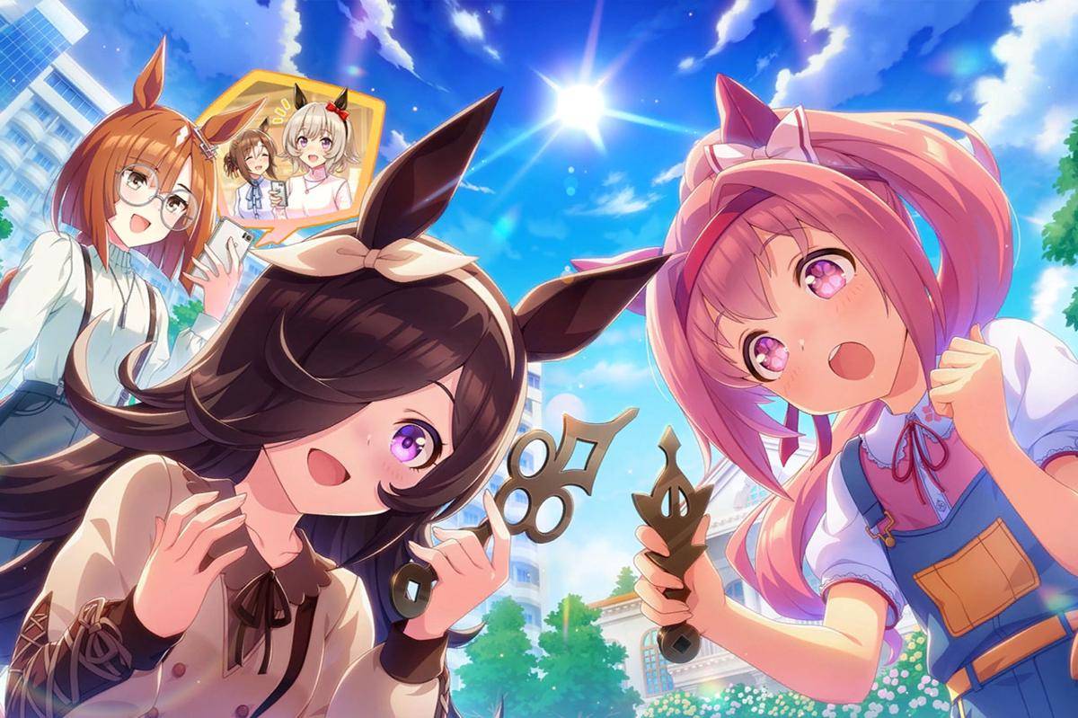 Haru Urara senang berbagi oleh-oleh dengan temannya. (Fandom)
