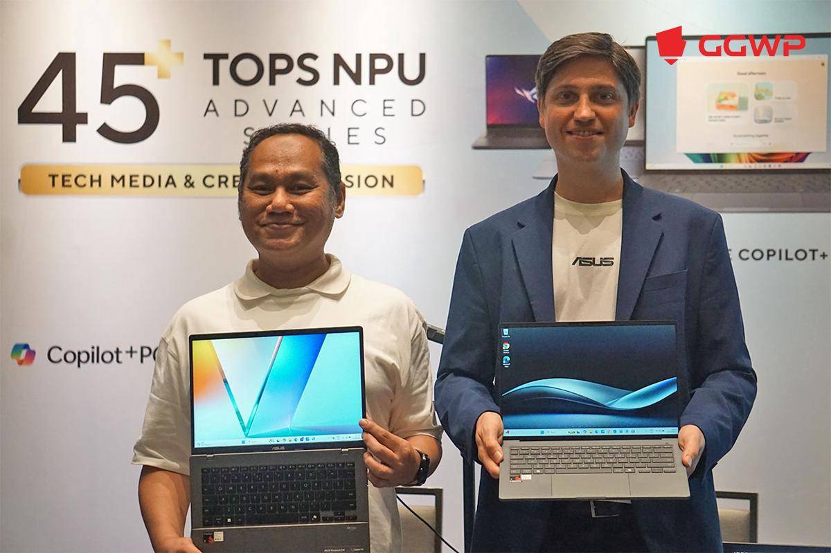 Muhammad Firman, Head of Public Relations ASUS Indonesia; bersama dengan Sascha Krohn, Director of Technical Marketing, ASUS Global. (Dok. GGWP)