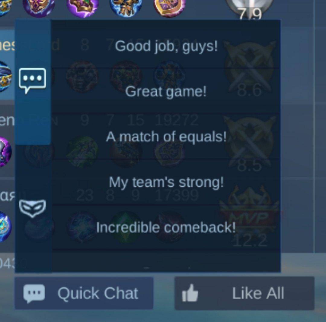 Menggunakan quick chat. (Reddit)