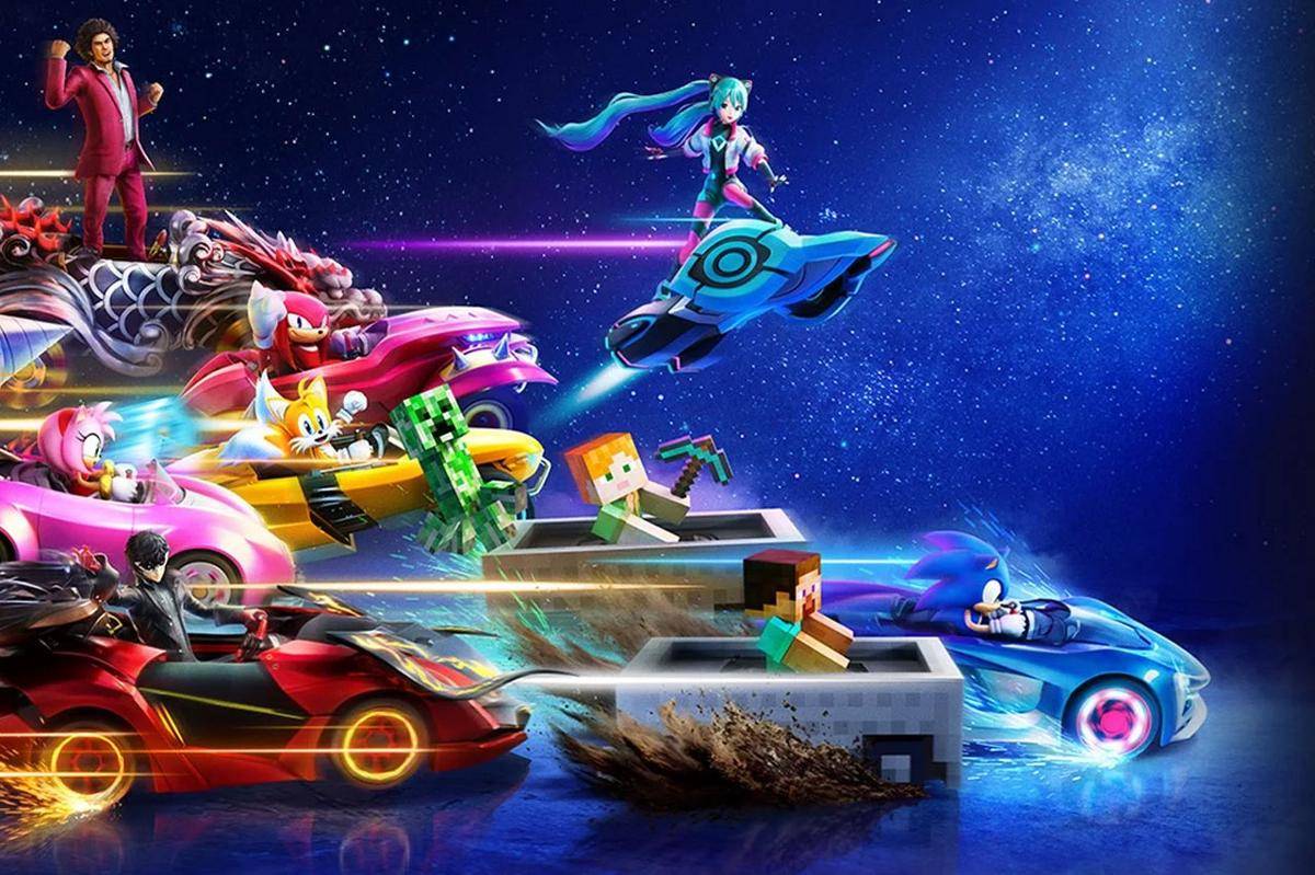 Sonic Racing: CrossWorlds menampilkan banyak karakter menarik dan tantangan seru dalam balapan. (Dok. SEGA)