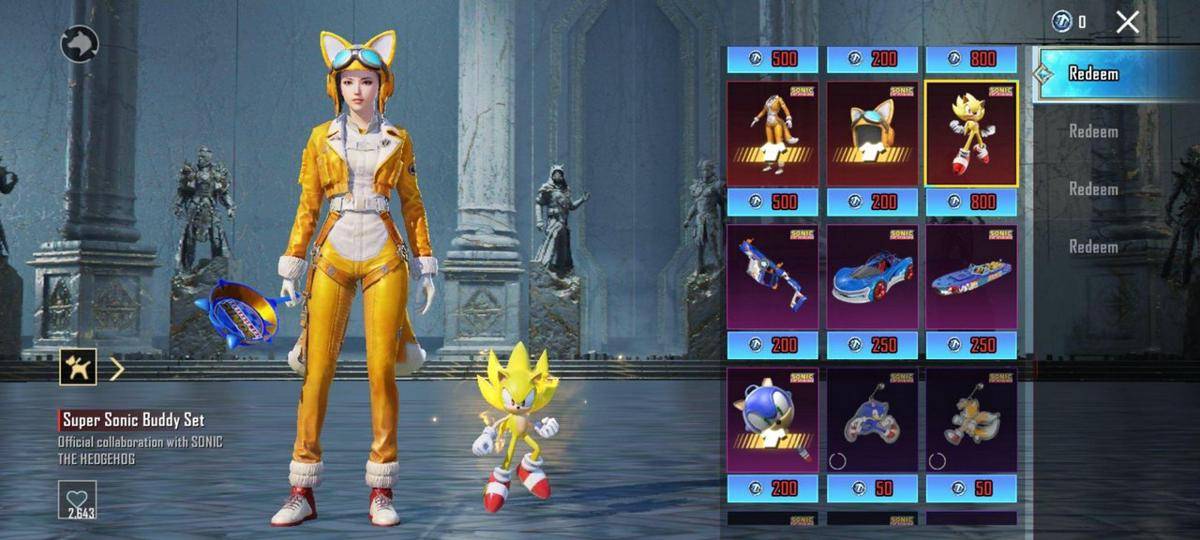 Skin karakter Tails. (Dok. Krafton)