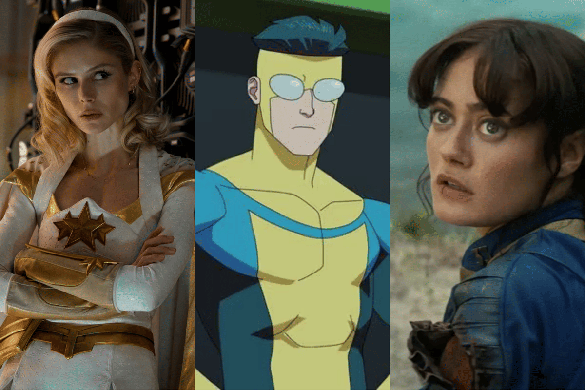 Cuplikan The Boys, Invincible, dan Fallout. (primevideo.com)
