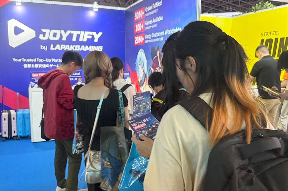 Joytify, salah satu unit bisnis MRG di Tokyo Game Show 2025. (Dok. Bukalapak.com)