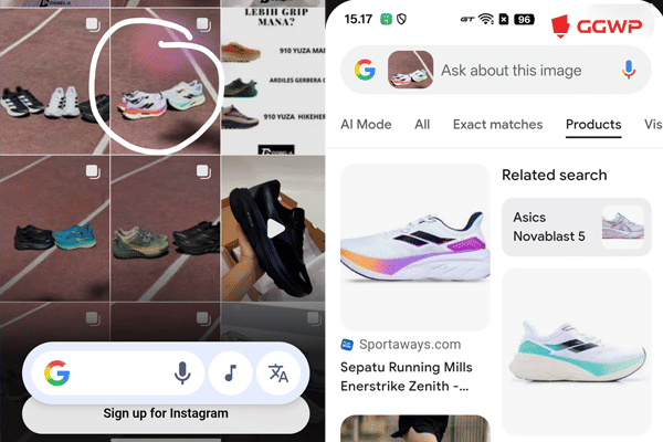 Fitur AI circle to search realme 15 5G (Dok. GGWP)