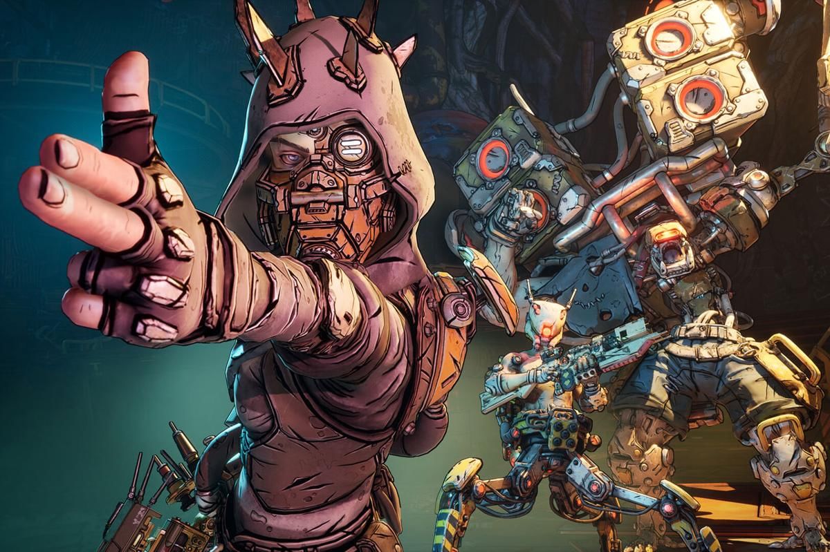 Ciri khas Borderlands adalah visual cel-shading ikonisnya. (Steam)