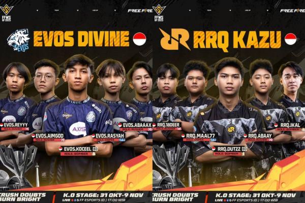 Hasil Group Draw FFWS Global Finals 2025 Jakarta: EVOS & RRQ Satu Grup