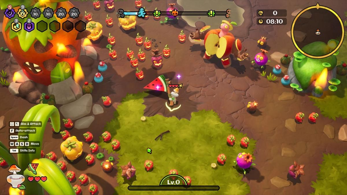 Gameplay Funguys Swarm. (Steam)