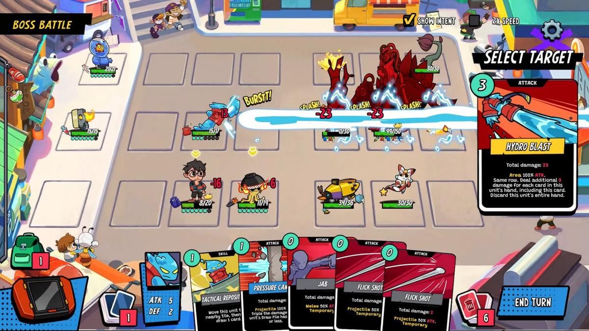 Gunakan deck kartu untuk memperkuat serangan Montabi. (Dok. Mankibo)