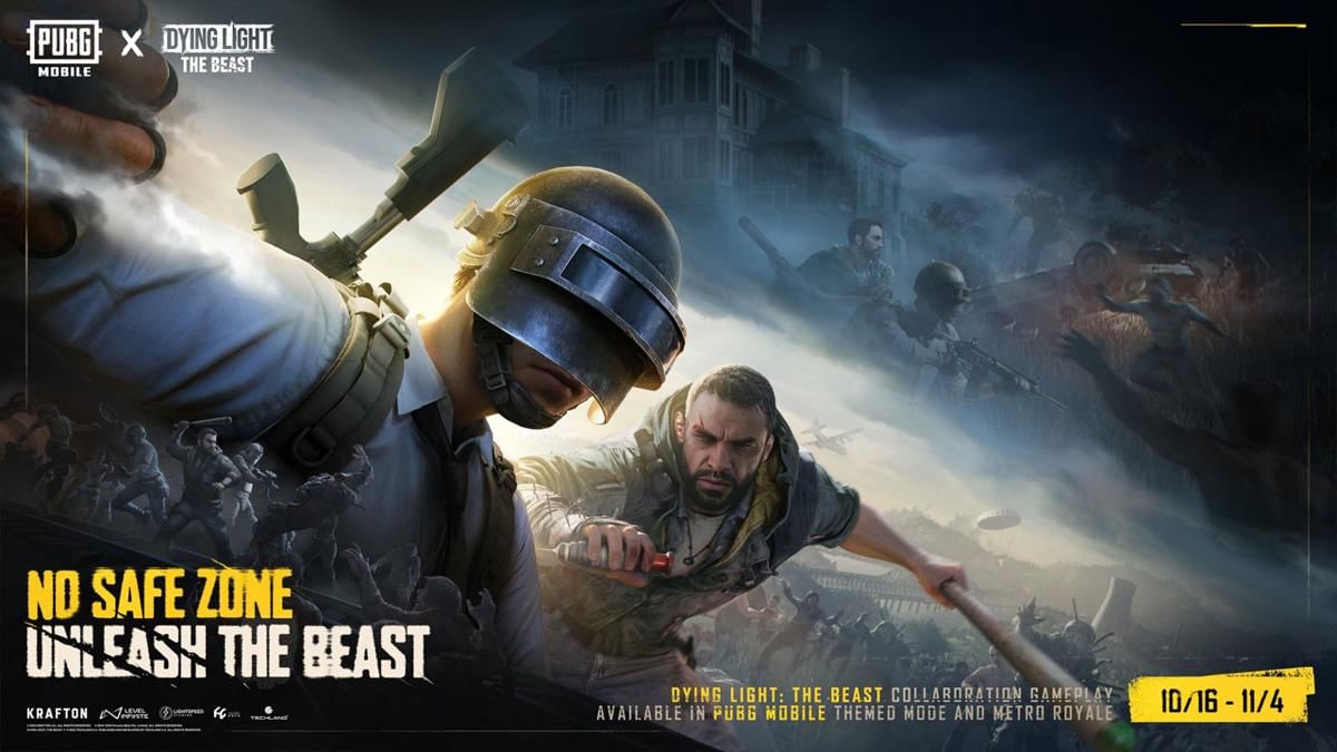 Dua mode PUBG Mobile lain akan mendapatkan update Dying Light: The Beast. (Dok. KRAFTON)