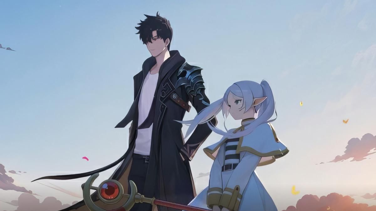 Solo Leveling Arise x Frieren (www.x.com/Sololv_ARISE_GL/)