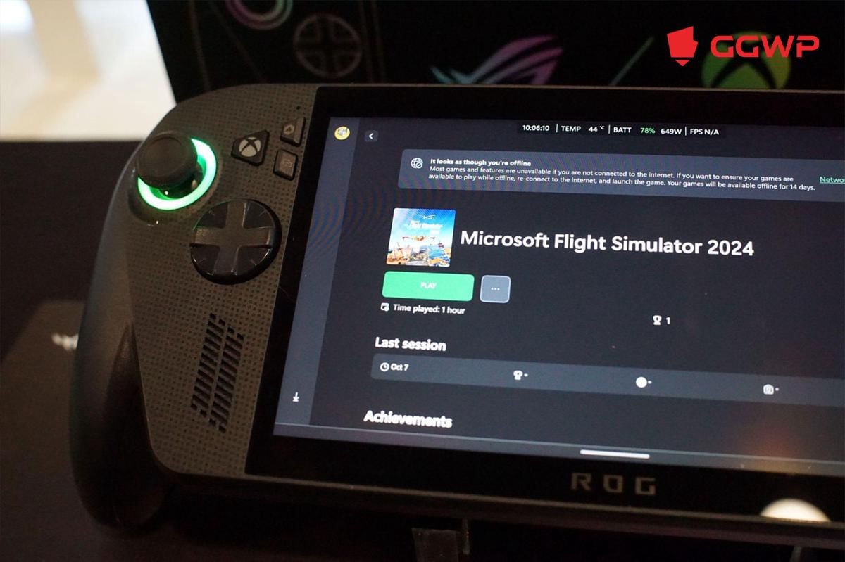Saat startup, aplikasi Xbox langsung berjalan di mode full screen. (Dok. GGWP)