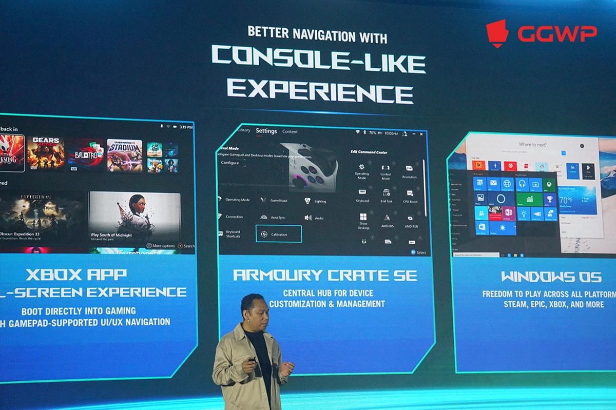 ROG Xbox Ally mengikuti standar desain Xbox yang ketat. (Dok. GGWP)