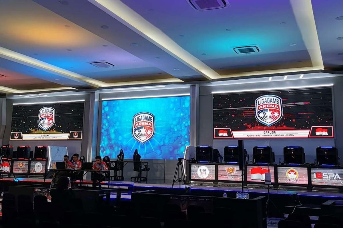 Venue Ligagame Esports Arena. (Ligagame)
