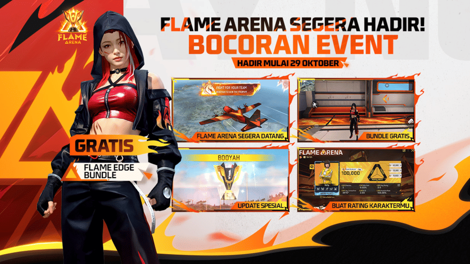 Free Fire Rilis Patch Flame Arena, Sambut FFWS Global Finals 2025 Jakarta