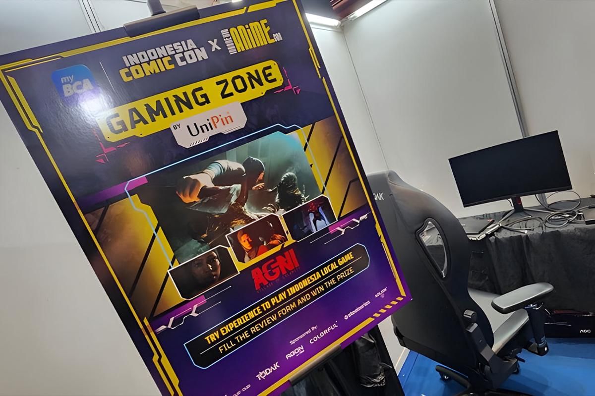 Booth AGNI: Village of Calamity di ICC x INACON 2025. (Dok. Separuh Interactive)