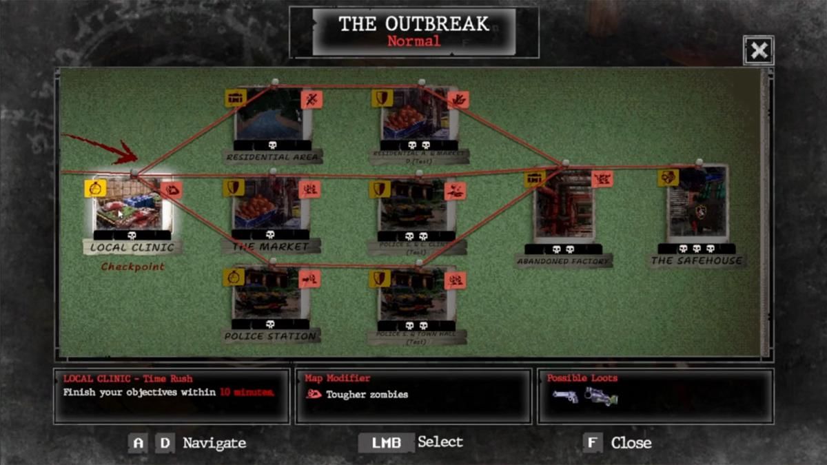 Map roguelike bercabang. (Dok. Toge Productions)