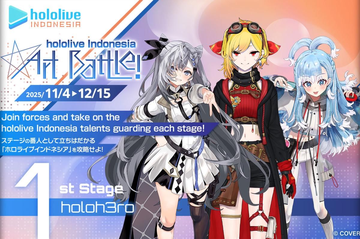 hololive Indonesia Art Battle!. (Dok. pixiv)