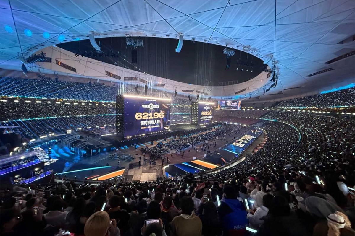 Susana di dalam stadion Bird's Nest. (Dok. Level Infinite)