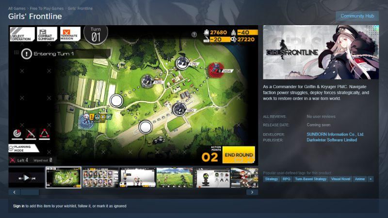 Gaskan wishlist di Steam! (steam/girls' frontline)