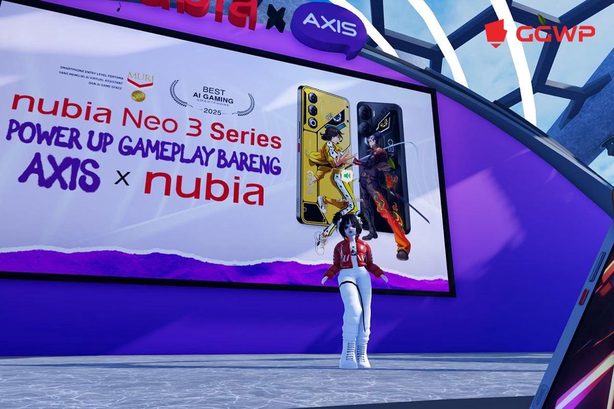 Nubia Neo 3 Series diluncurkan di dalam Roblox. (Dok. GGWP)
