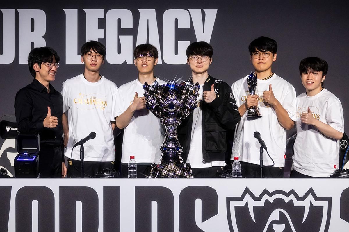 T1 memenangkan Worlds 2025. (Dok. Riot Games)