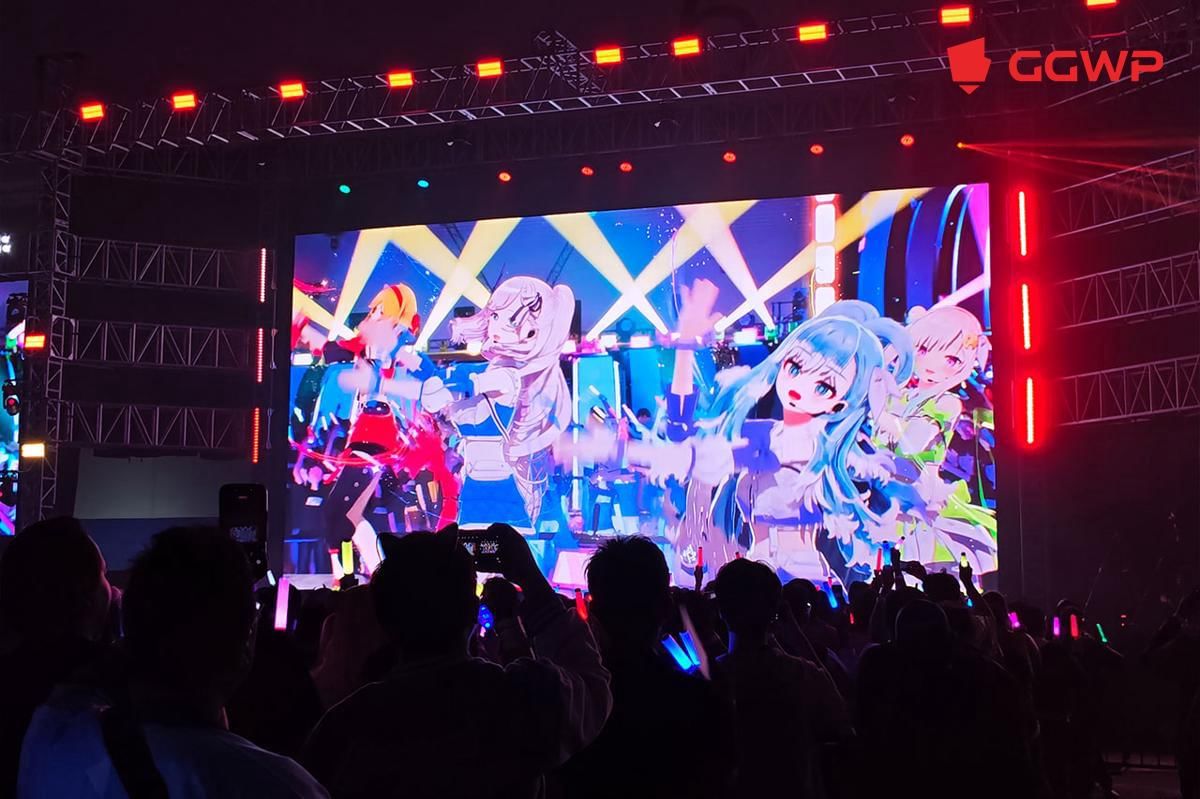 Member hololive Indonesia menyanyikan "Show Them (Who You Are)". (Dok. GGWP)