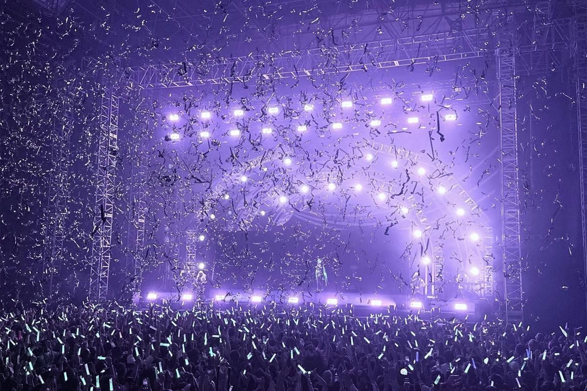 Lagu yang dibawakan di Miku Expo 2025 bervariasi antara hits baru dan lagu klasik. (Dok. Miku Expo)