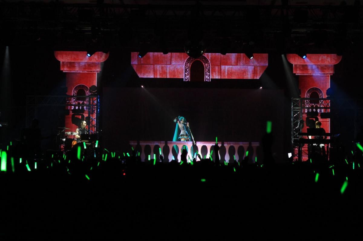 Teknologi hologram di Miku Expo 2014. (Dok. Miku Expo)