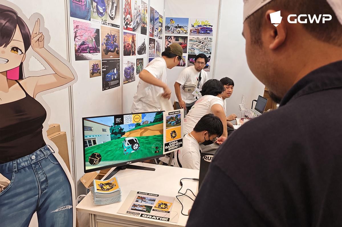 Seorang gamer menjajal demo Kaido Genkai. (Dok. GGWP)