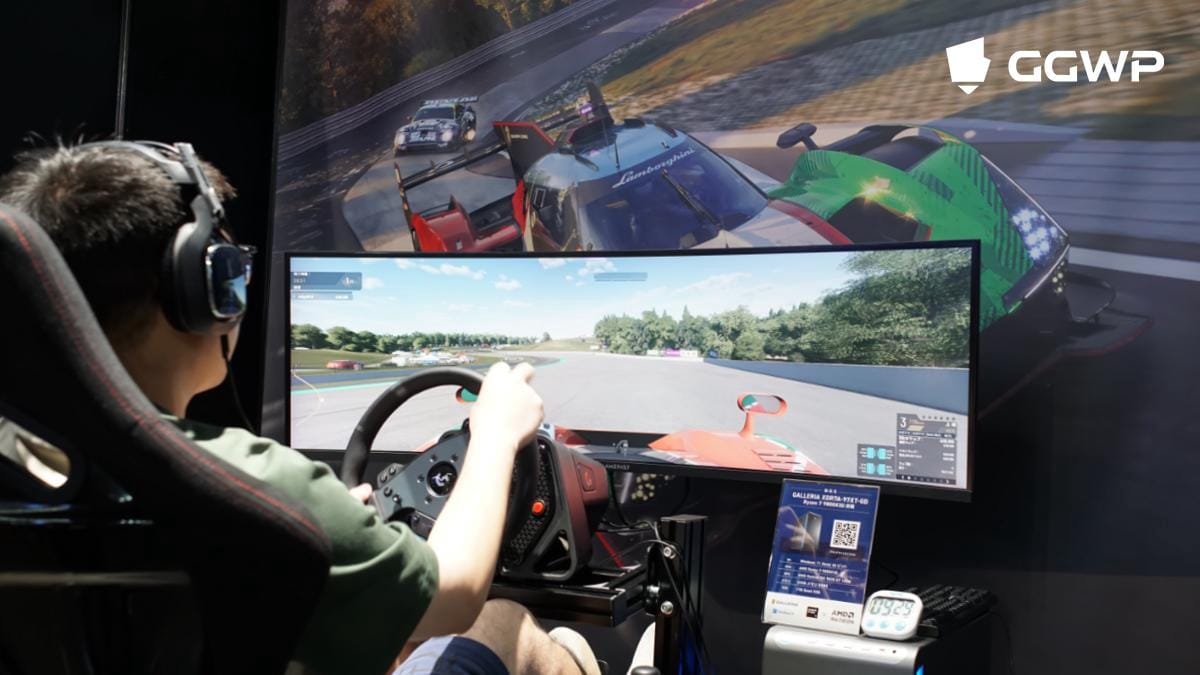 Mencoba Project Motor Racing di Tokyo Game Show 2025. (Dok. GGWP)