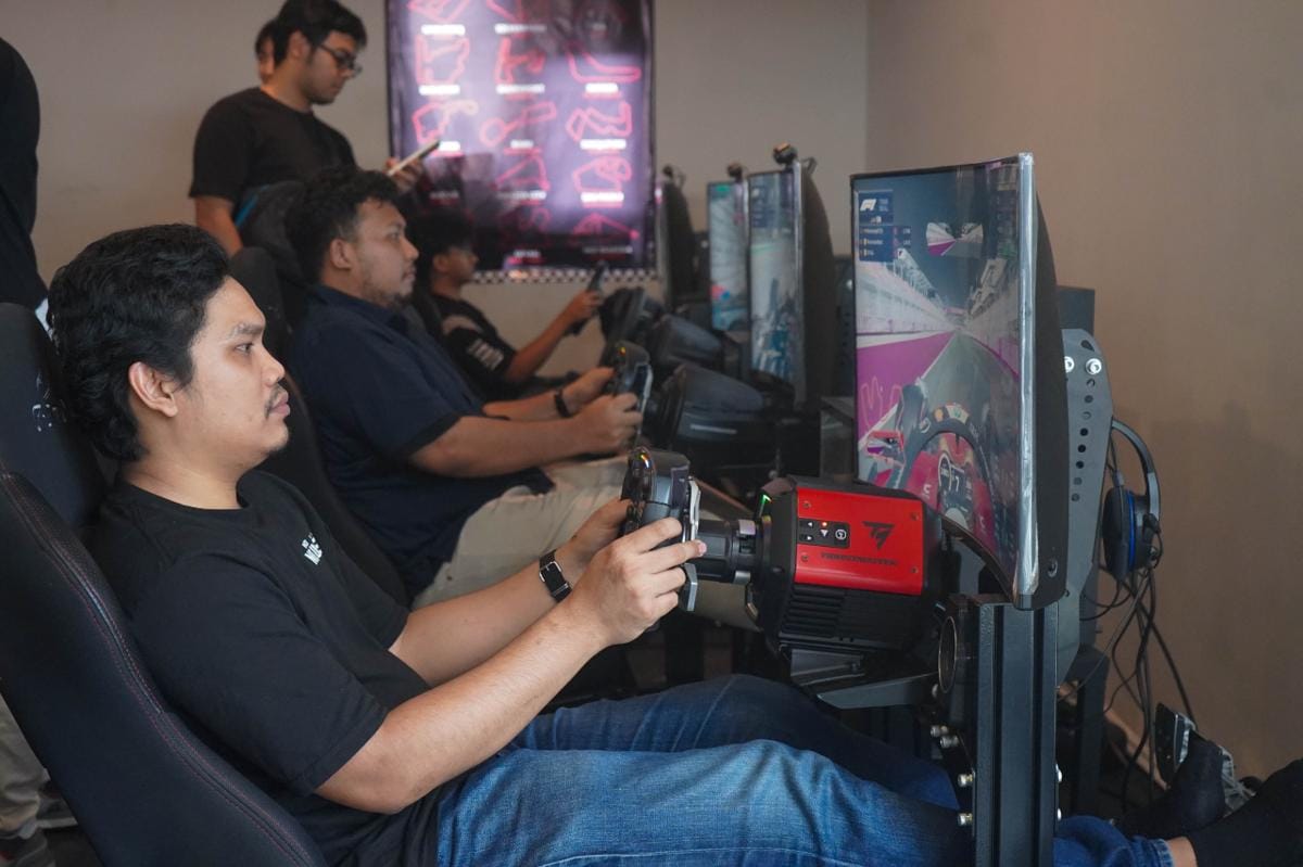 Suasana acara peluncuran Thrustmaster T598. (Dok. Technosolution)