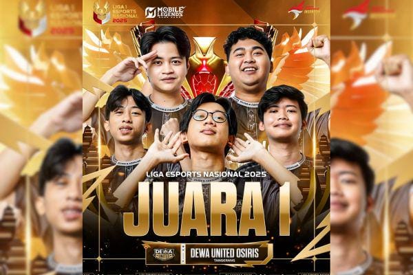 Dewa United Osiris Juara, EVOS Holy Runner Up Liga 1 Esports Nasional 2025