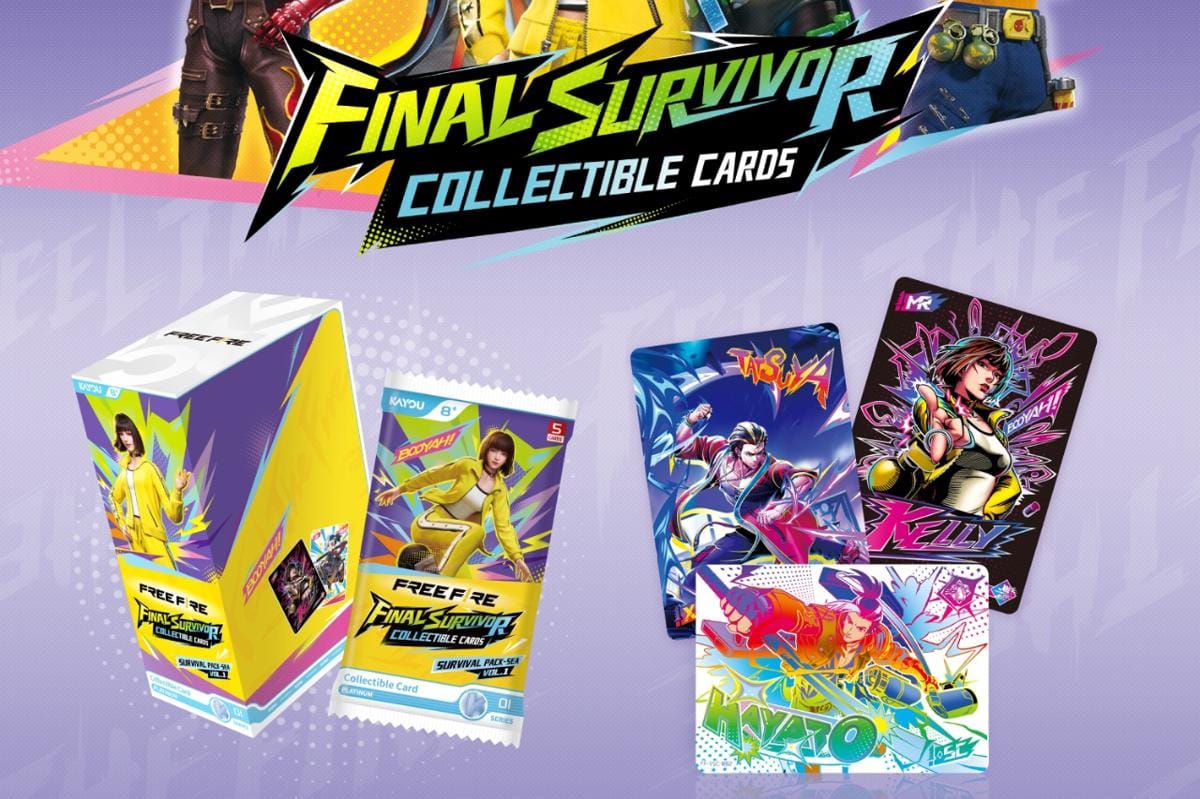 Contoh kartu dan booster pack-nya. (Dok. Garena/KAYOU)