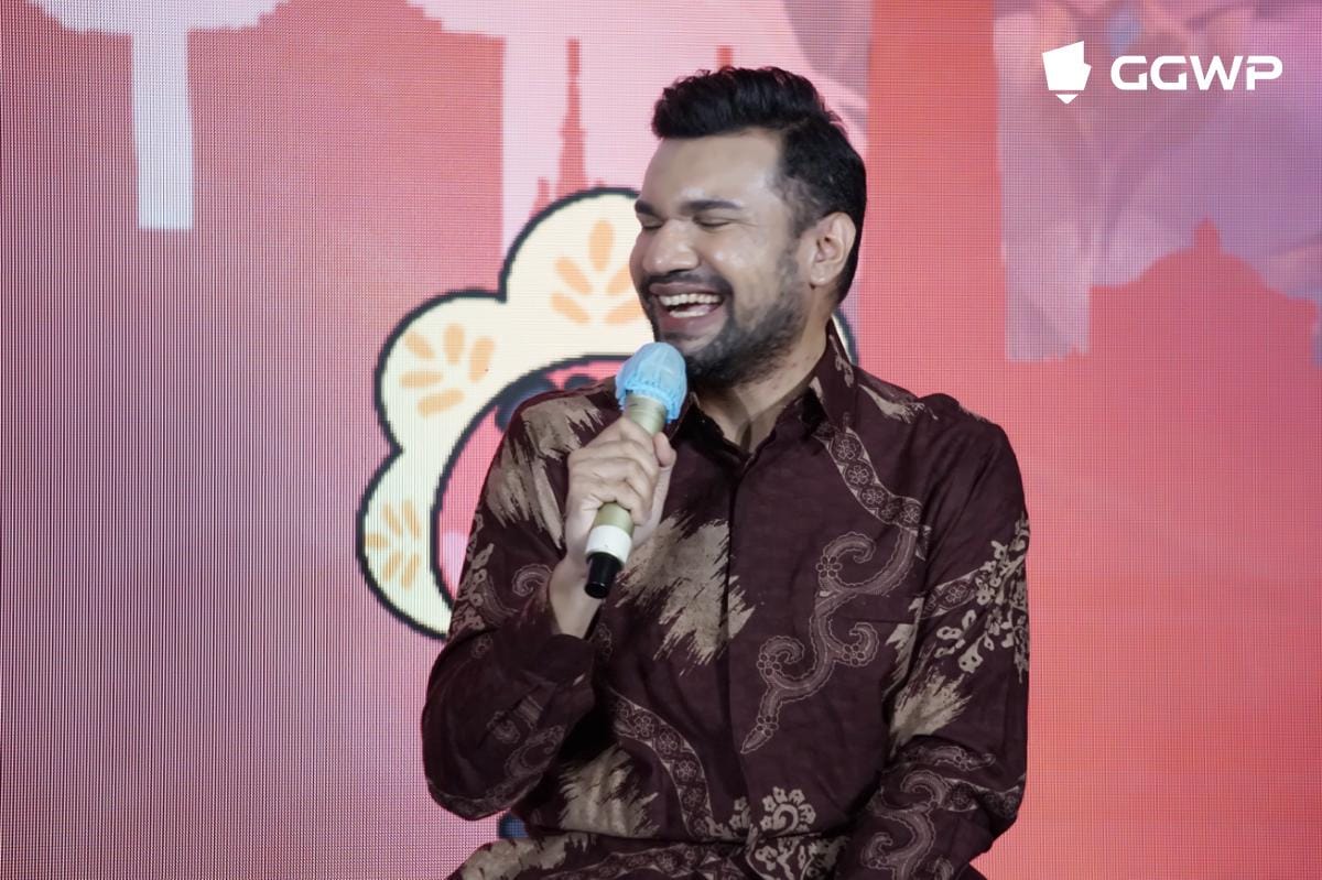 Shafiq Husein, Ketua Asosiasi Game Indonesia memberikan dukungan untuk Jakarta Esports: New Heights 2025. (Dok. GGWP/Mecca Medina)