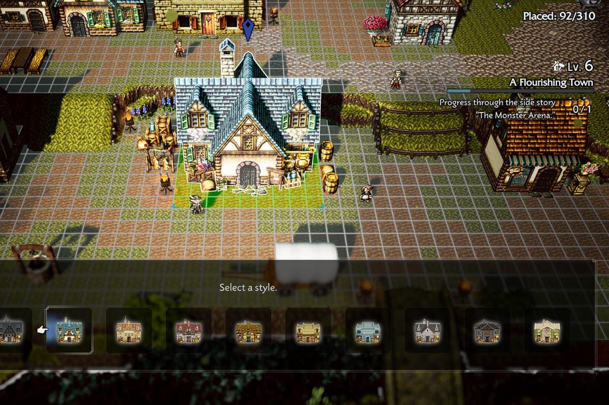 Di game ini, kamu bisa membangun desa dengan berbagai macam bangunan. (Steam)