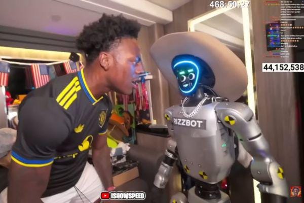 IShowSpeed Terjerat Gugatan atas Dugaan Kekerasan terhadap Robot Influencer
